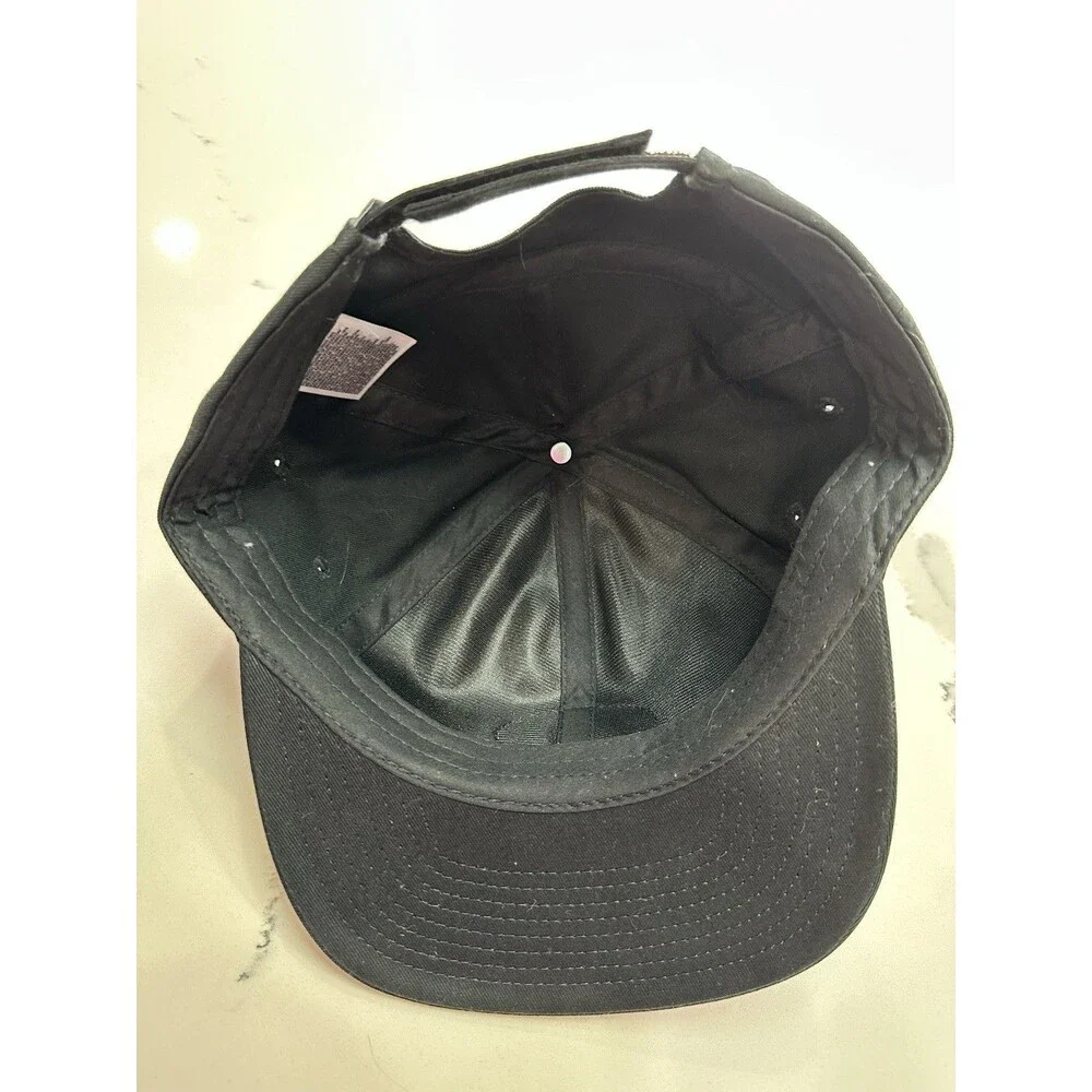Vans Mens Spray On Jockey Hat Lightweight 6-Panel Adjustable Strap Blk